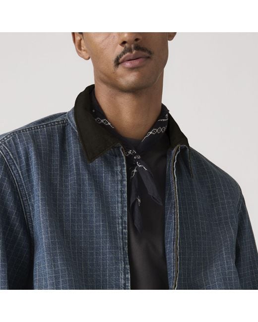 Levi's Blue Mechanics Full Zip Jacket for men
