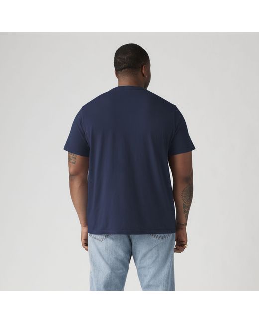 Levi's Blue Original Housemark Tee (Big & Tall) for men