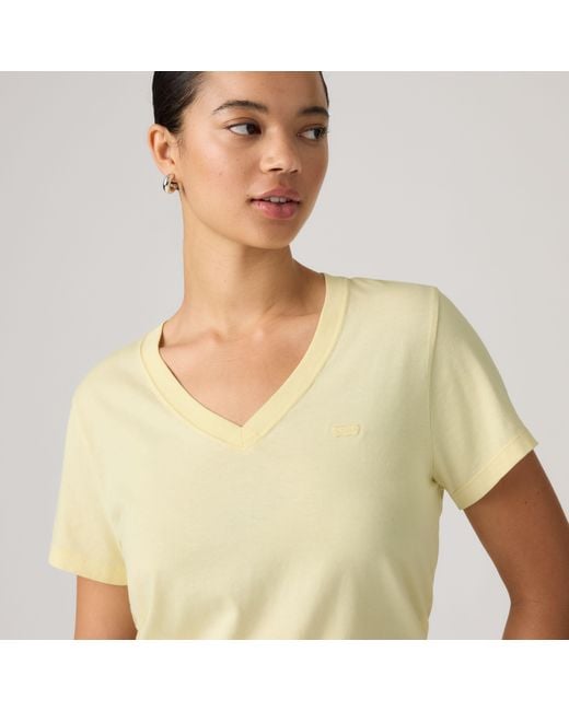 Levi's Multicolor Favorite Cotton V Neck Tee