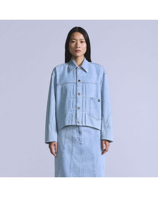 Levi's Blue Lined Seamed Trucker Jacket
