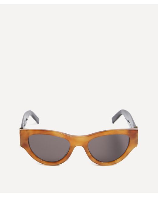 Saint Laurent Brown Women's Cat-eye Sunglasses One Size