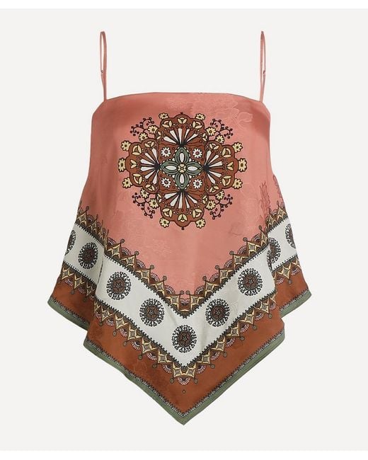 ALÉMAIS White Contina Scarf Top