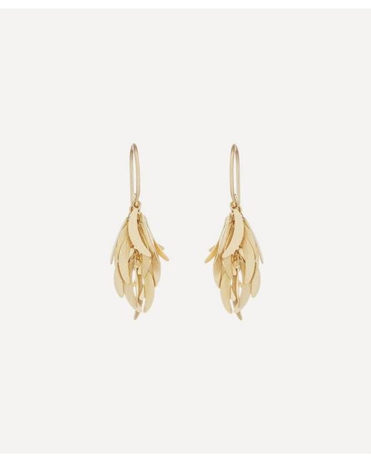Sia Taylor White 18Ct Small Eclipse Drop Earrings