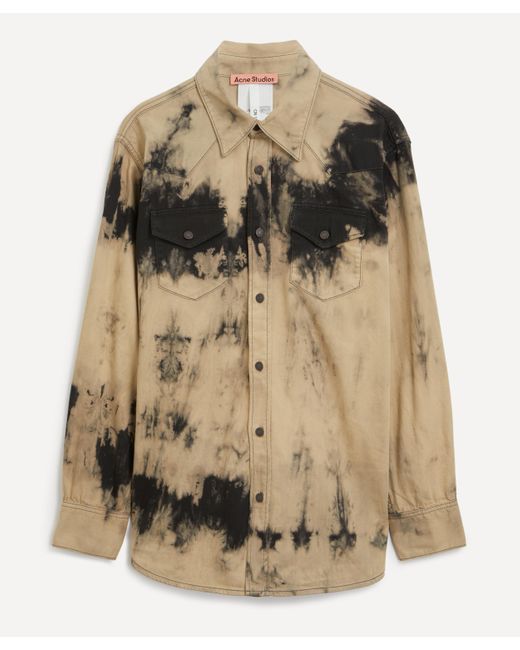 Acne Brown Women's Smokey Relaxed Fit Overshirt