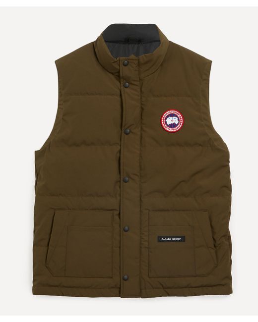 Canada Goose Green Mens Freestyle Quilted Artic-tech Gilet for men
