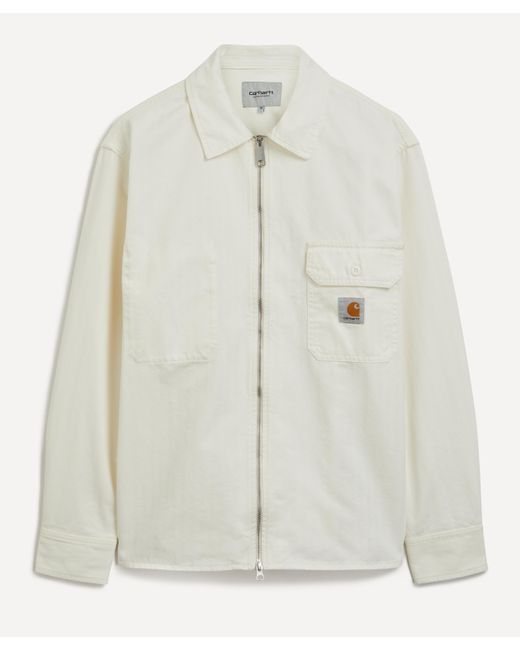 Carhartt Mens Off-white Rainer Shirt Jacket for men