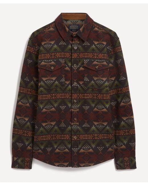Pendleton Brown Nehalem La Pine Shirt for men