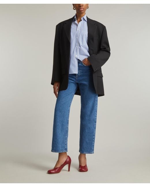 Royal blue shirt clearance womens