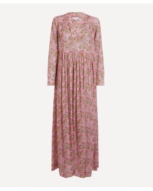 Liberty Pink Chiffon Maxi Dress