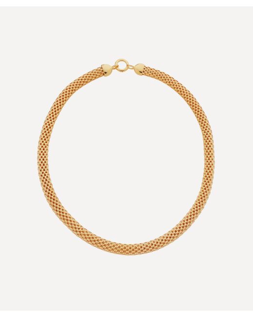 Monica Vinader Metallic X Doina Gold Plated Vermeil Silver Wide Chain Necklace