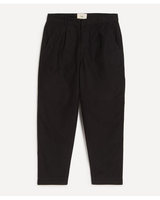 Folk Black Signal Trousers for men