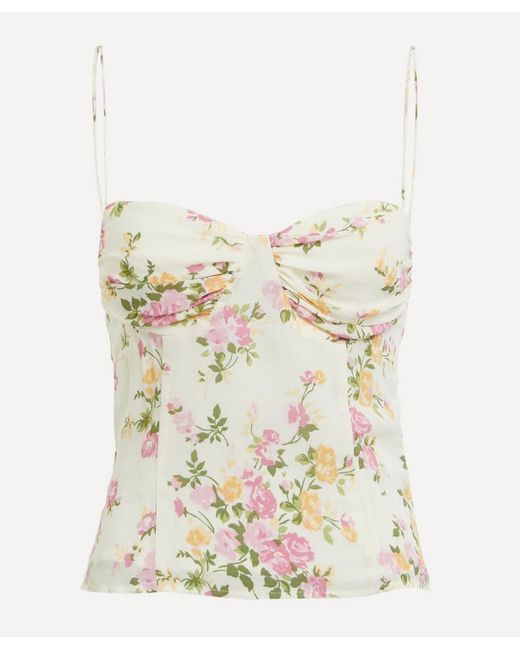 Reformation White Pixie Top