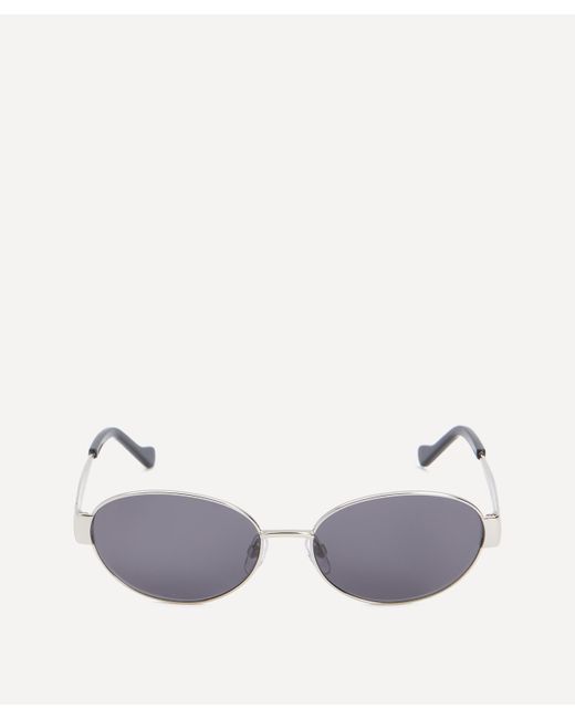 Liberty Metallic Women's Oval Sunglasses One Size