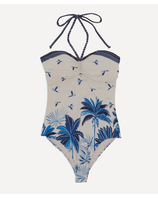 Farm Rio Blue Women's Dream Sky One-piece Swimsuit