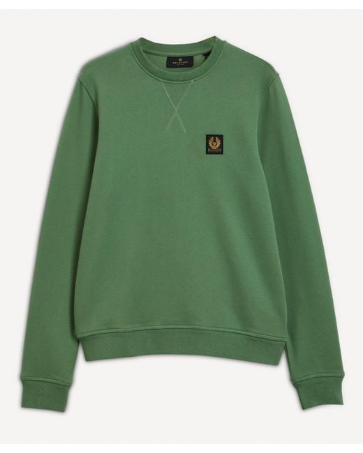 Belstaff Green Classic Sweatshirt for men