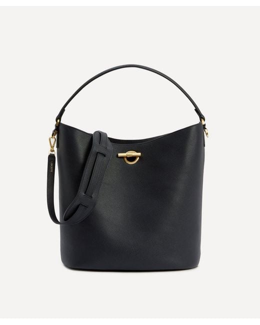 Liberty Black Iphis Leather Shoulder Bag