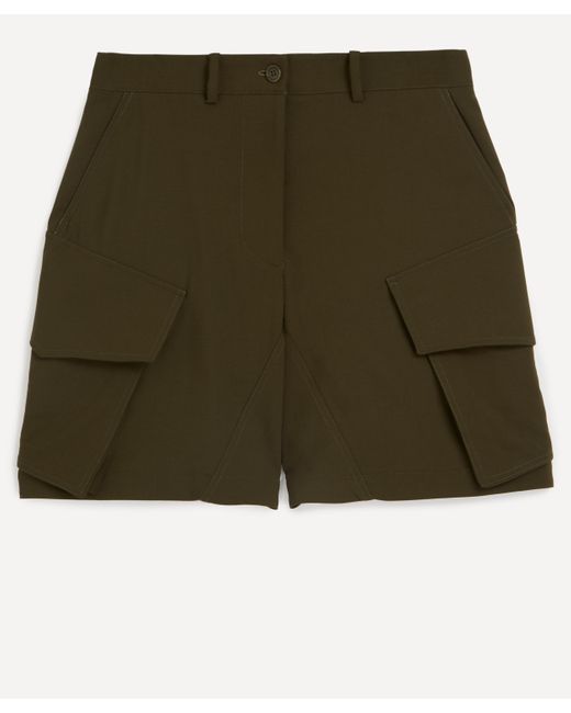 J.W. Anderson Green Women's Tailored Cargo Shorts 10