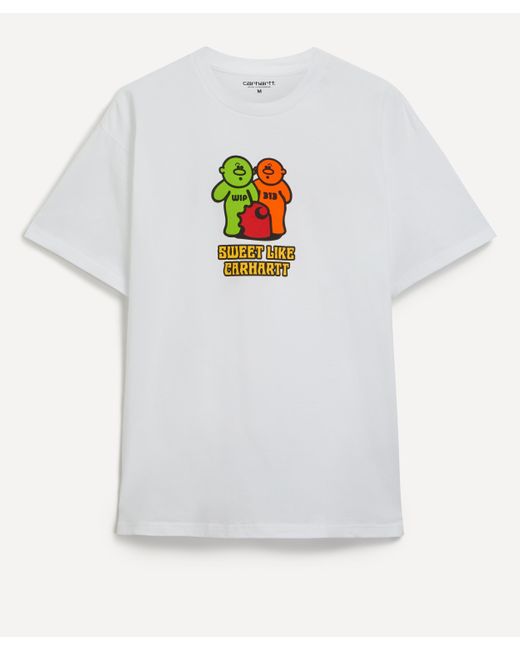 Carhartt White Mens Ss Gummy T-shirt 30 for men