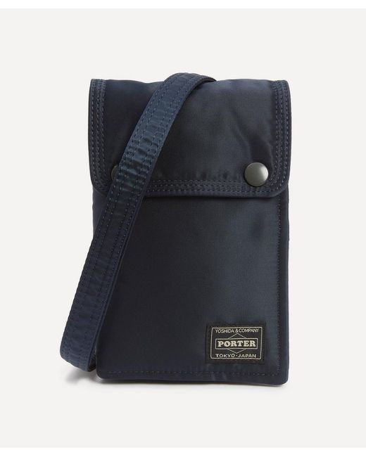 Porter-Yoshida and Co Blue Tanker Navigator Bag for men