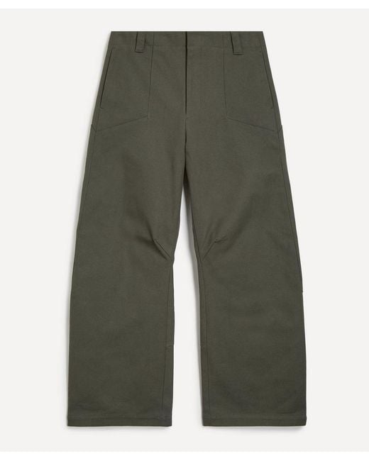 Seventh Green Canvas Workwear Trousers for men