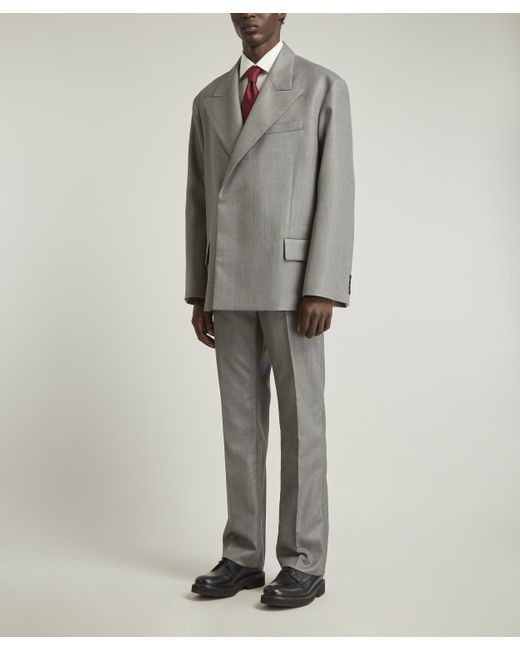 Acne Green Mens Vintage Grey Suit Jacket 40/50 for men