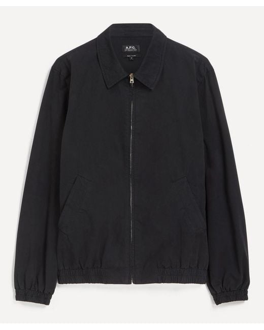 A.P.C. Black Gilbert Jacket for men