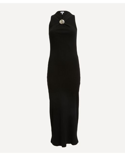 Loewe Black Women's Anagram Pebble Dress Xs
