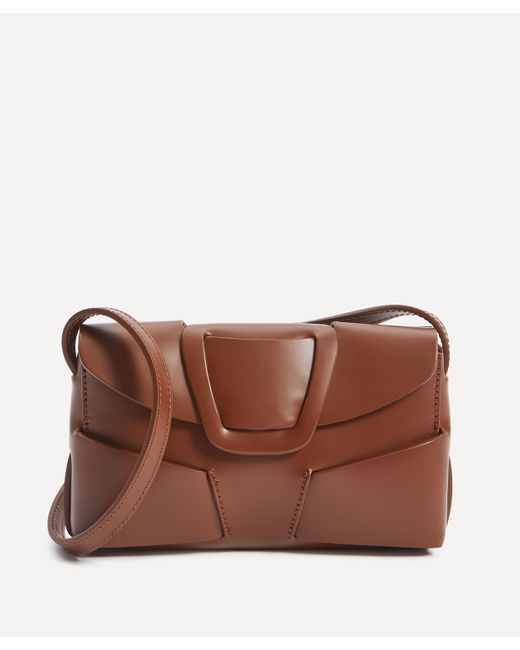 Hereu Brown Women's Mabra Mini Leather Crossbody Bag