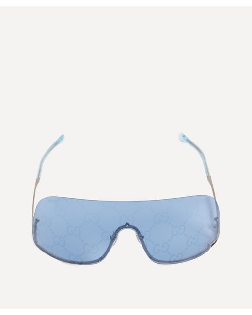 Gucci Blue Women's Rectangle Sunglasses One Size