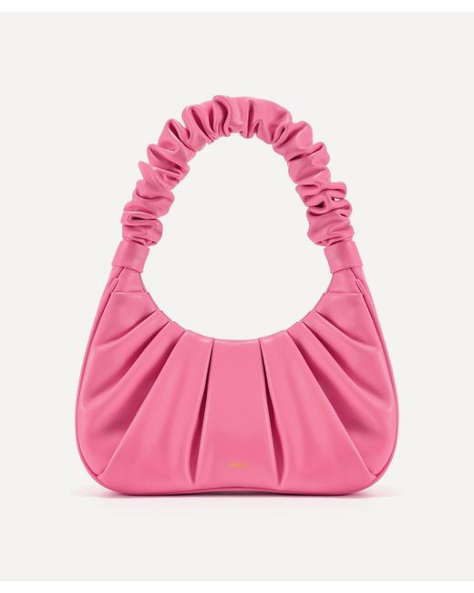 JW PEI Pink Women's Gabbi Vegan Leather Ruched Hobo Bag