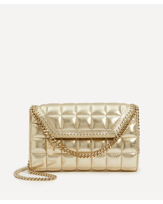 Stella McCartney Natural Women's Falabella Wallet Quilted Crossbody Bag One Size