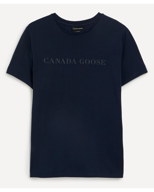 Canada Goose Blue Mens Emerson Crew-neck T-shirt L for men