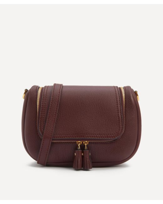 Anya Hindmarch Brown Women's Small Vere Soft Satchel Crossbody Bag One Size