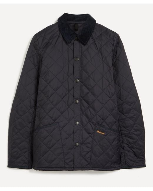 Barbour Black Heritage Liddesdale Quilted Jacket for men