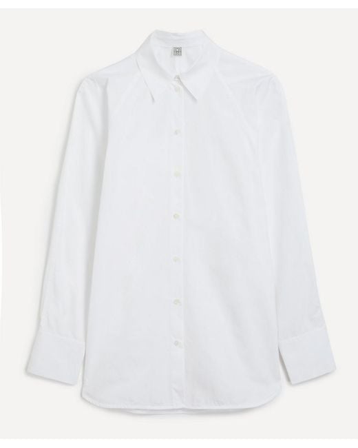Totême  White Raw Raglan Shirt
