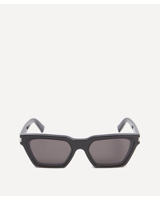 Saint Laurent Gray Women's Cat-eye Sunglasses One Size