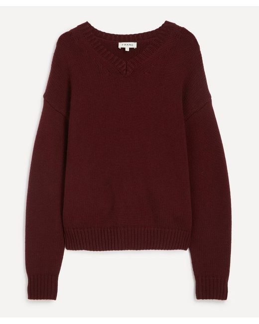 FRAME Red Oversized Jumper for men