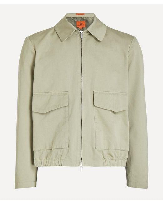 Barena Green Magan Cotton Jacket for men