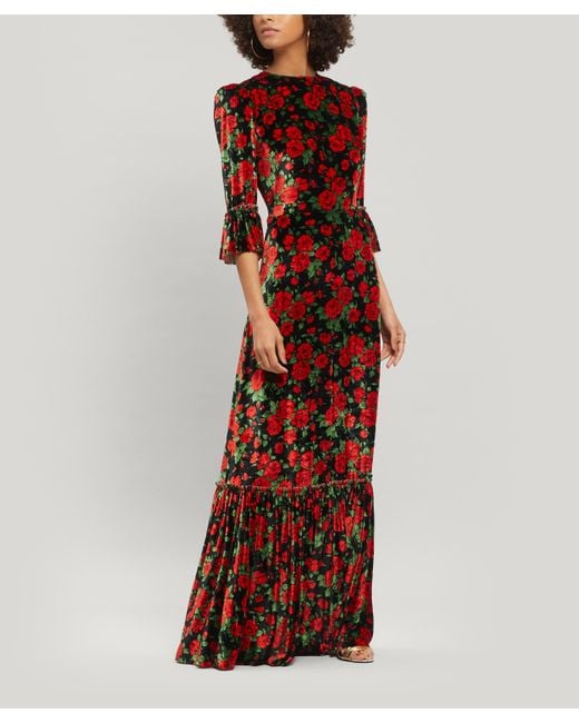 【THE VAMPIRE'S WIFE】The Wild Rose Dress The Vampire's Wife Wild Roses Mini Dress | Liberty