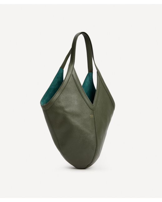 Mansur Gavriel Green Women's Soft Hobo Leather Tote Bag One Size