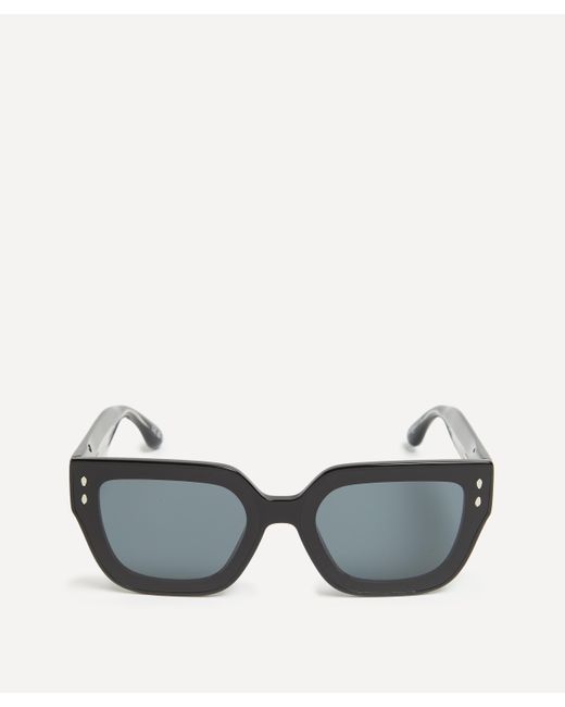 Isabel Marant Gray Women's Acetate Geometric Sunglasses One Size