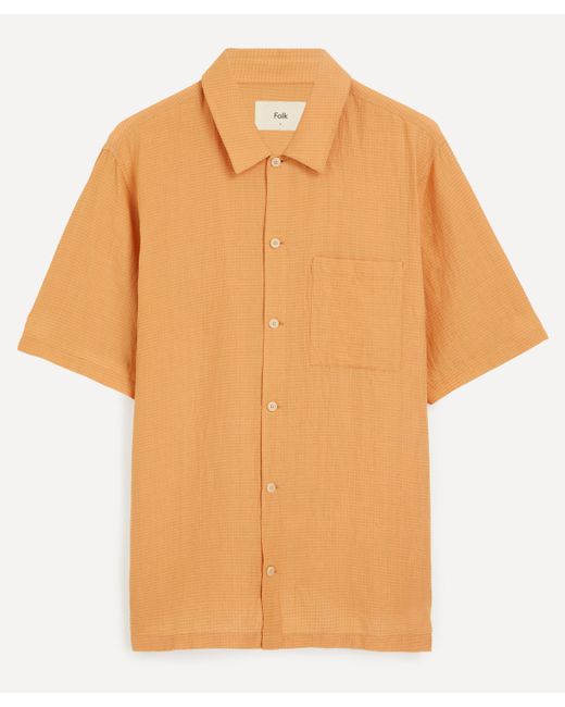 Folk Orange Mens Gabe Short Sleeve Shirt 3 for men