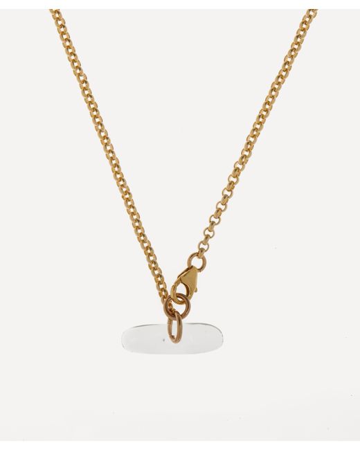 Annika Inez 14ct Gold-filled Tight Rolo Chain Necklace in Metallic | Lyst
