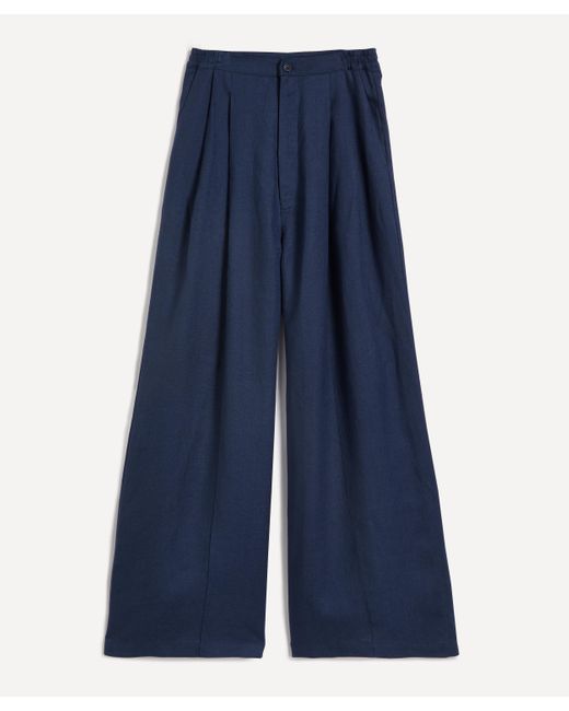 Sleeper Blue Women's Flower Power Suit Trousers