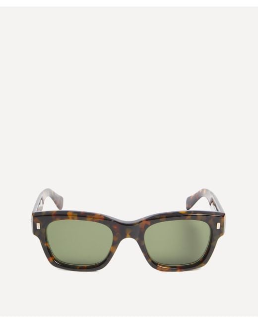 Moscot Green Mens Zogan Rectangle Sunglasses One Size for men