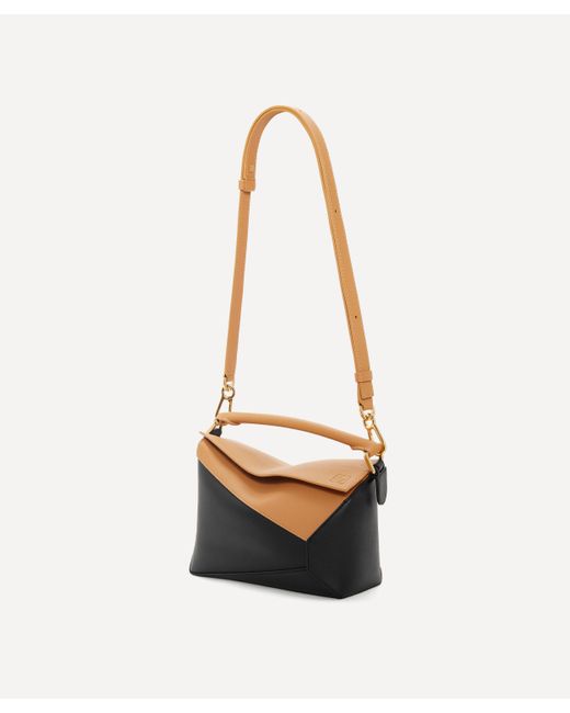 Loewe puzzle leather hot sale bag