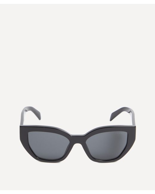 Prada Gray Women's Modern Butterfly Sunglasses One Size