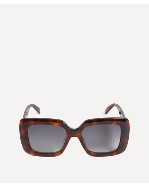 Céline Brown Women's Oversized Square Sunglasses One Size