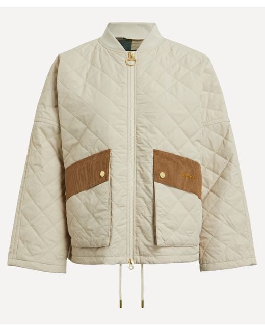 Barbour Natural Women's Bowhill Quilted Jacket 18