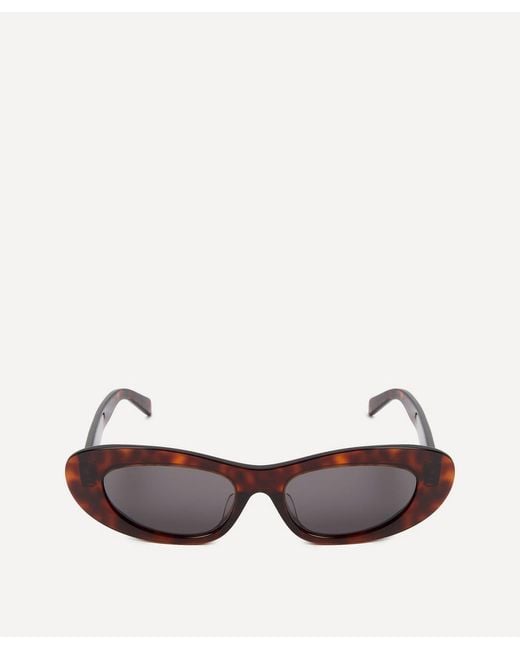 Céline Brown Oval Sunglasses